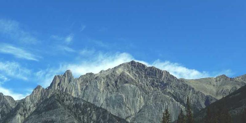 清晨阳光透过树叶洒在地面上,形成斑驳的光影,远处是连绵起伏的山峦和蓝天白云